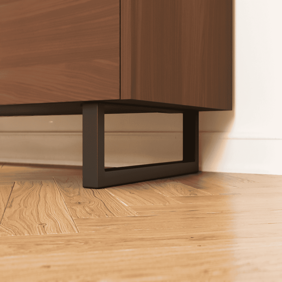 Piedini per mobili - GRAZ - altezza 10 cm, nero
