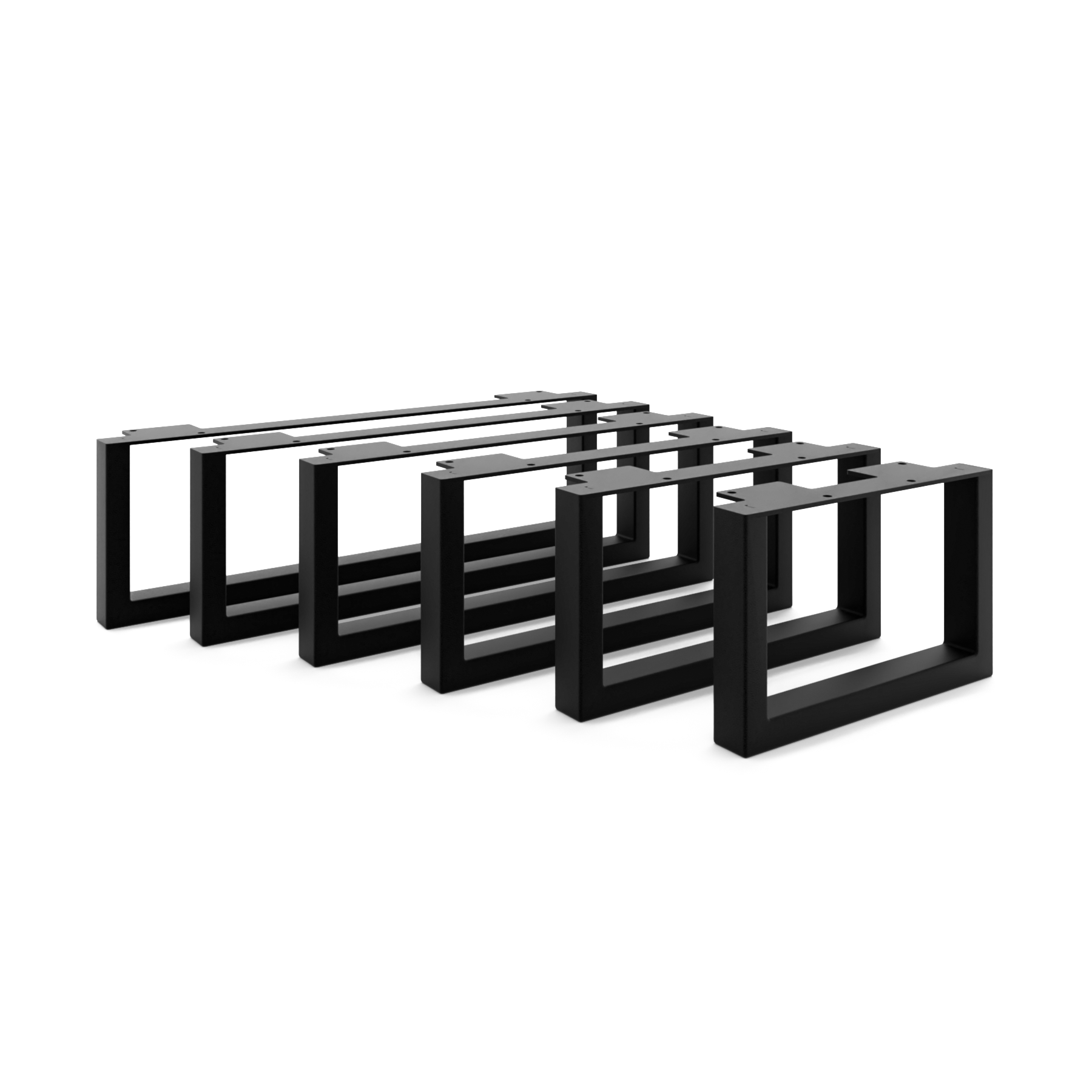 Piedini per mobili - GRAZ - altezza 15 cm, nero