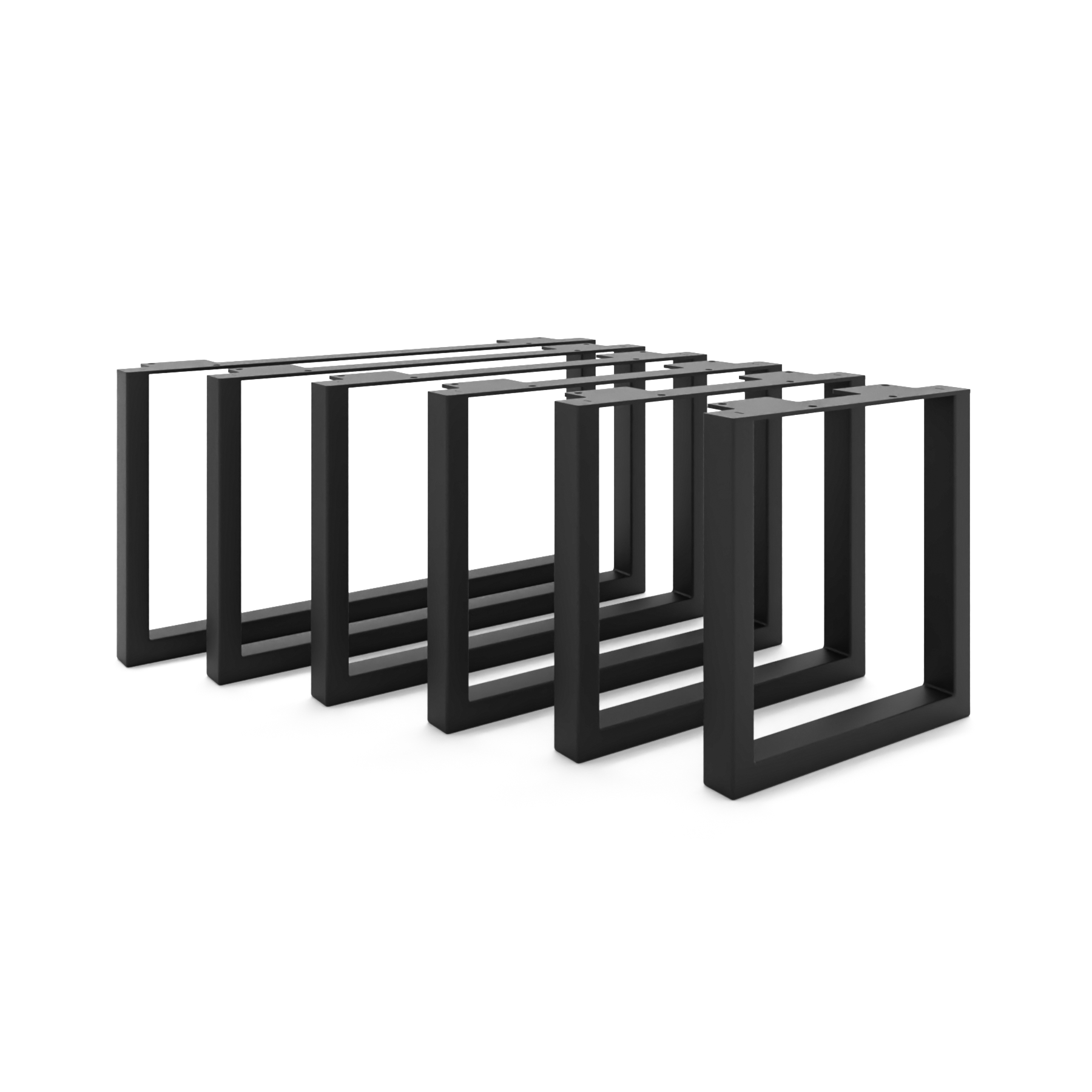 Piedini per mobili - GRAZ - altezza 25 cm, nero