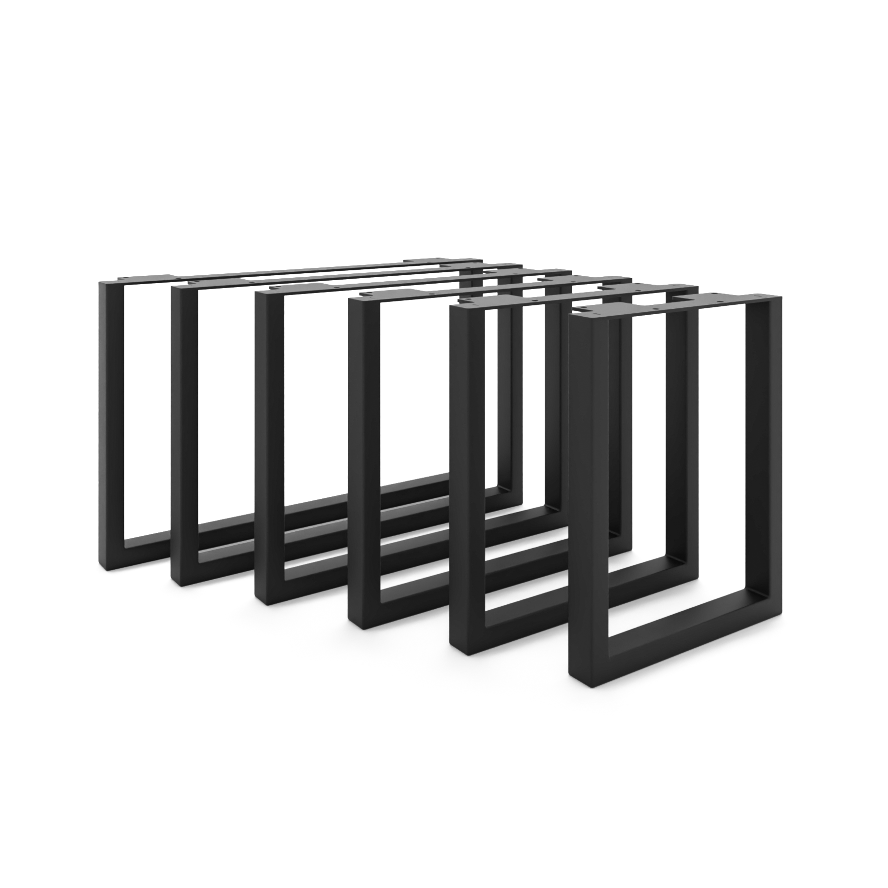 Gambe a slitta per mobili - GRAZ - altezza 30 cm, nero