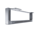 Möbelfüße GRAZ im Industrial-Finish, 10 cm hoch, Nahaufnahme von Metallprofil, Schweißnaht und Oberfläche