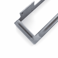 Möbelfüße GRAZ im Industrial-Finish, 10 cm hoch, Qualitätsdetail zu Stahlprofil, Verarbeitung und Oberflächenfinish