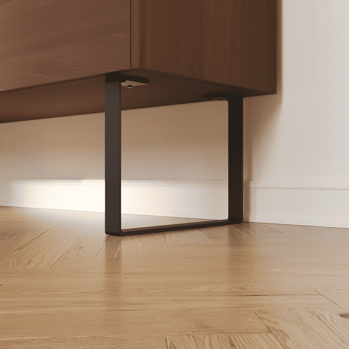 Gambe per mobili - LUXEMBURG - altezza 20 cm, nero