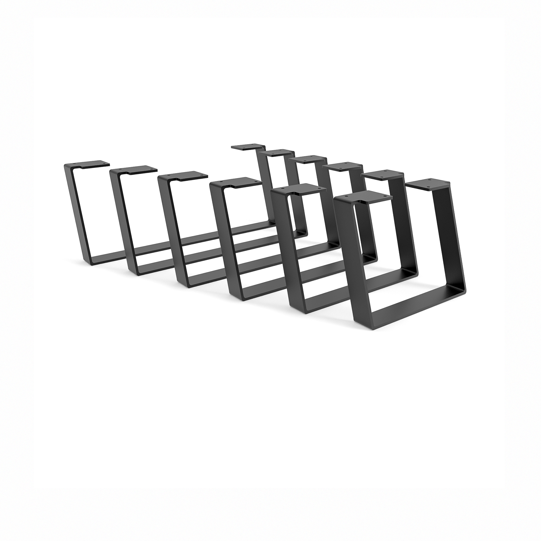 Meubelpoten - MAILAND - hoogte 20 cm, zwart