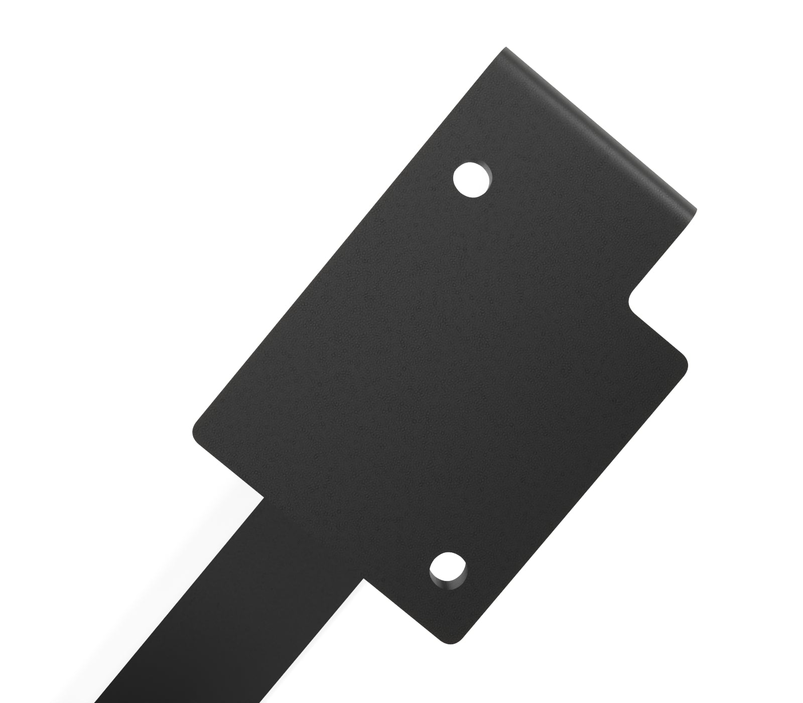 Möbelbeine MAILAND in Schwarz, 20 cm hoch, Nahaufnahme von Standfläche, Profil und sauberer Verarbeitung