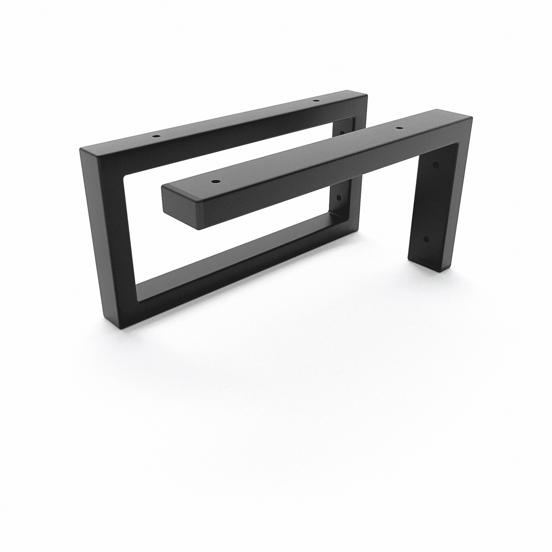 Kit de supports pour meuble vasque - RHEIN-MAIN - combinaison, noir