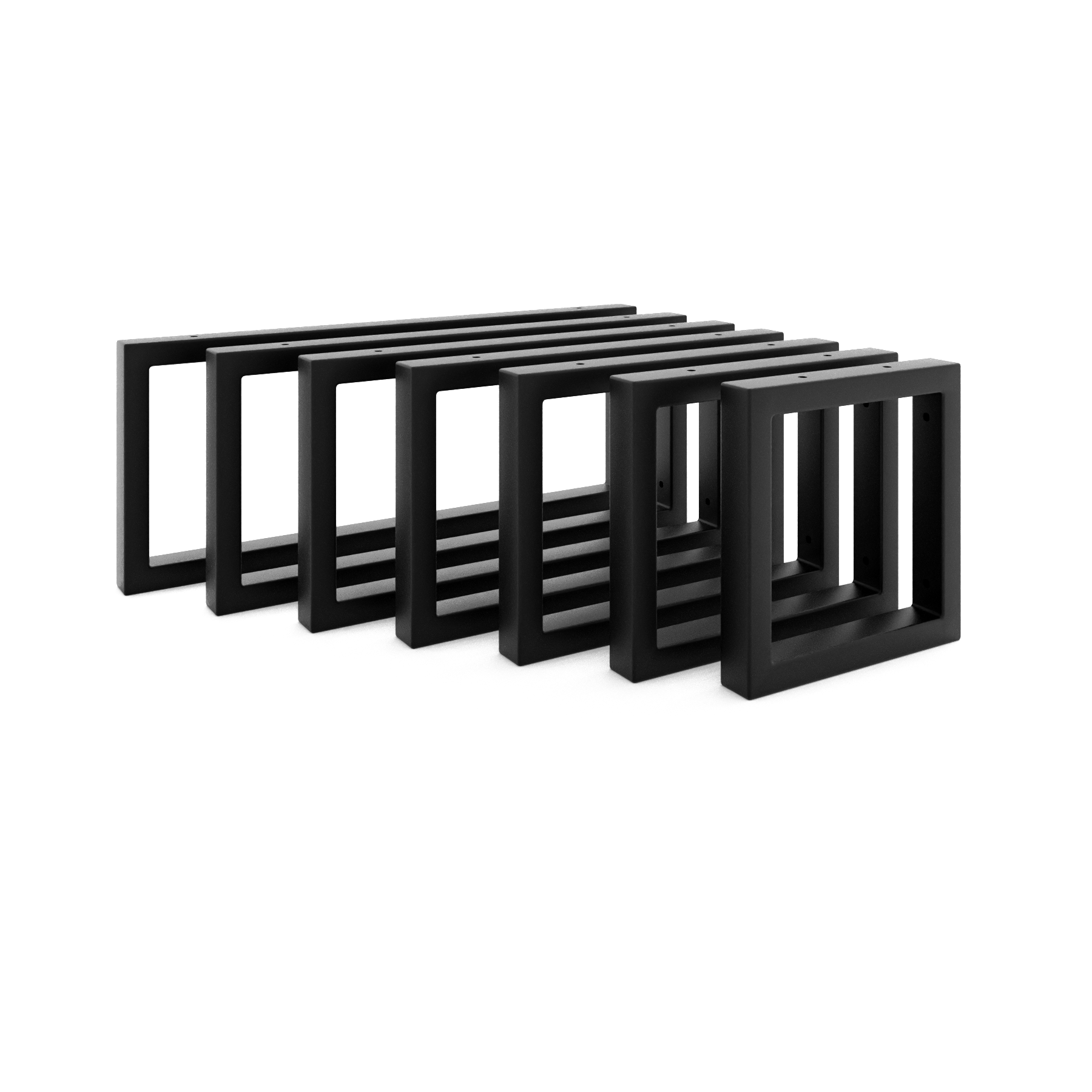 Staffa per lavabo - RHEIN - altezza 20 cm, nero