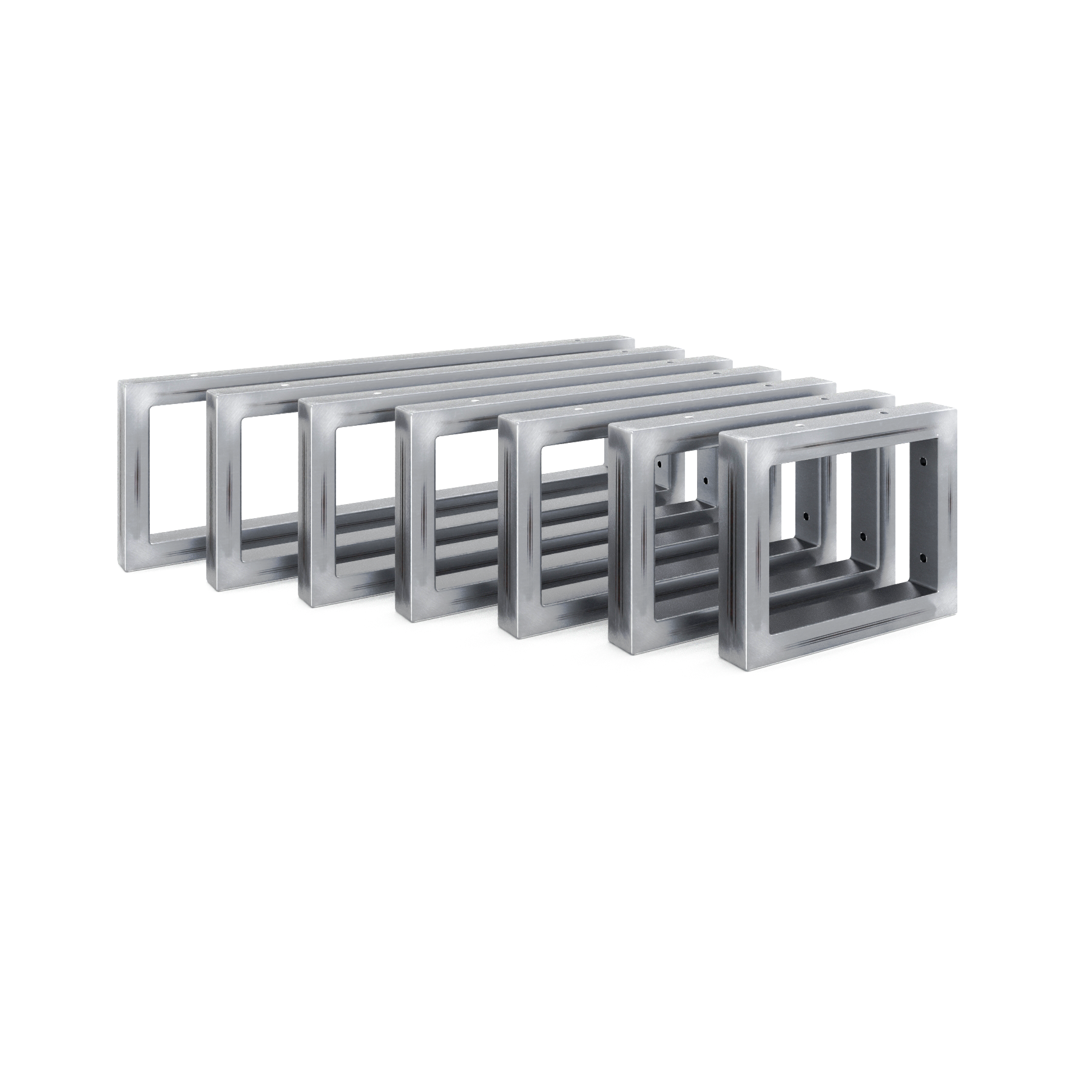 Support pour meuble vasque - RHEIN - hauteur 15 cm, industriel