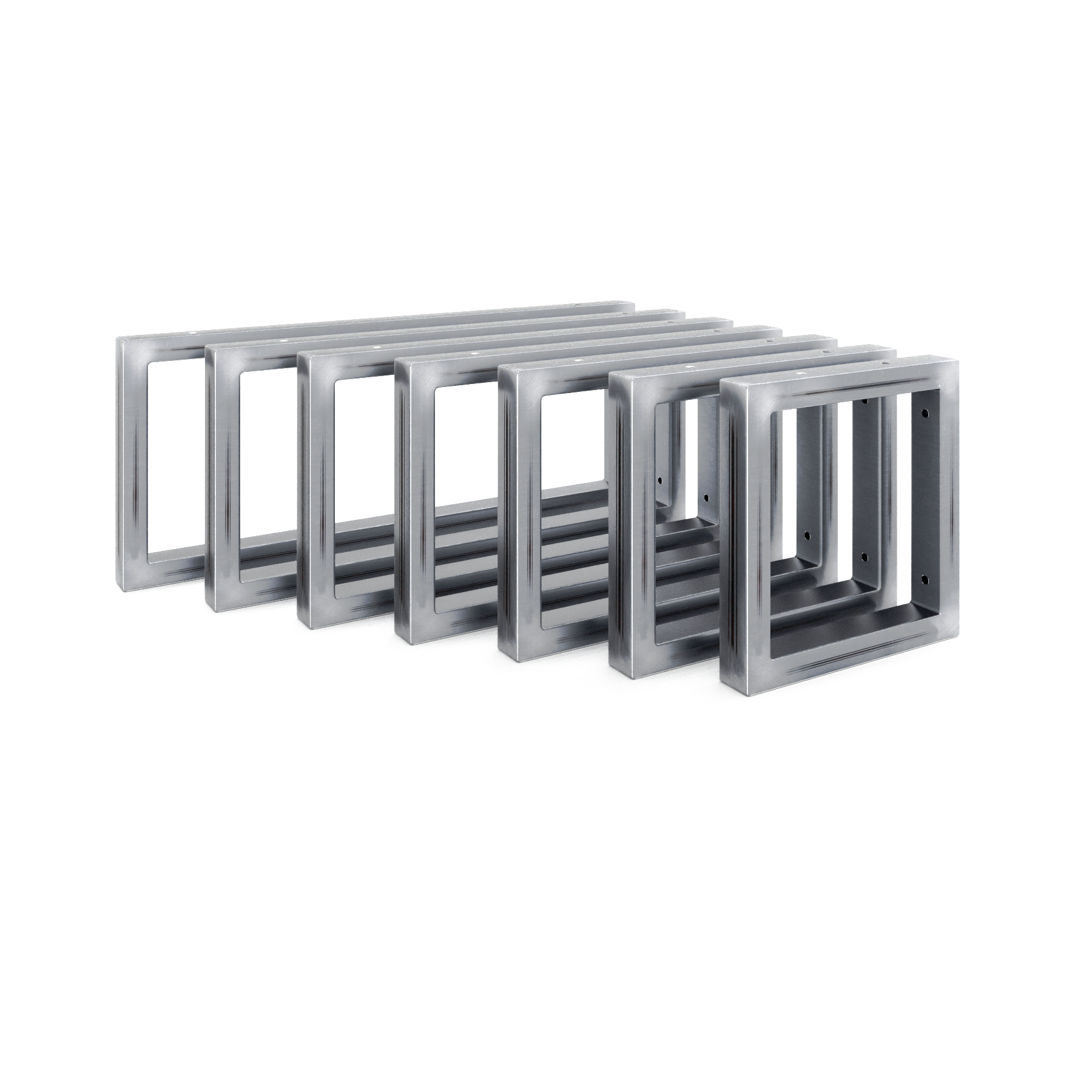 Support pour meuble vasque - RHEIN - hauteur 20 cm, industriel