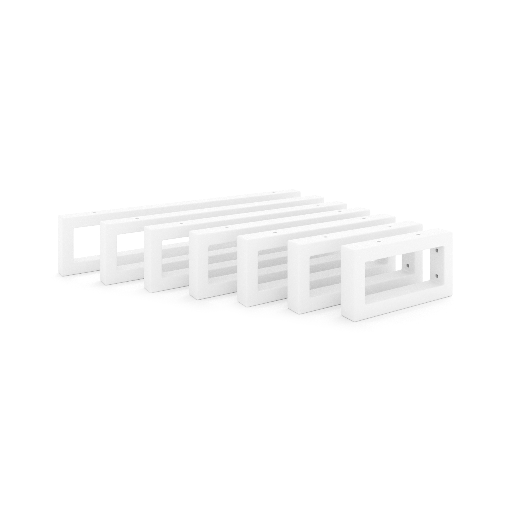 Console pour meuble vasque - RHEIN - hauteur 10 cm, blanc